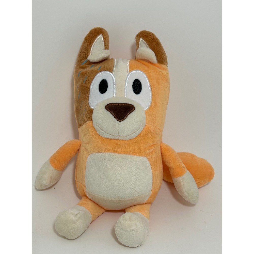 Bluey Bingo Plush Stuffed Animal Red Heeler‎ Dog Orange 12 Inch Toy